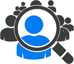 lupa de selección de personal